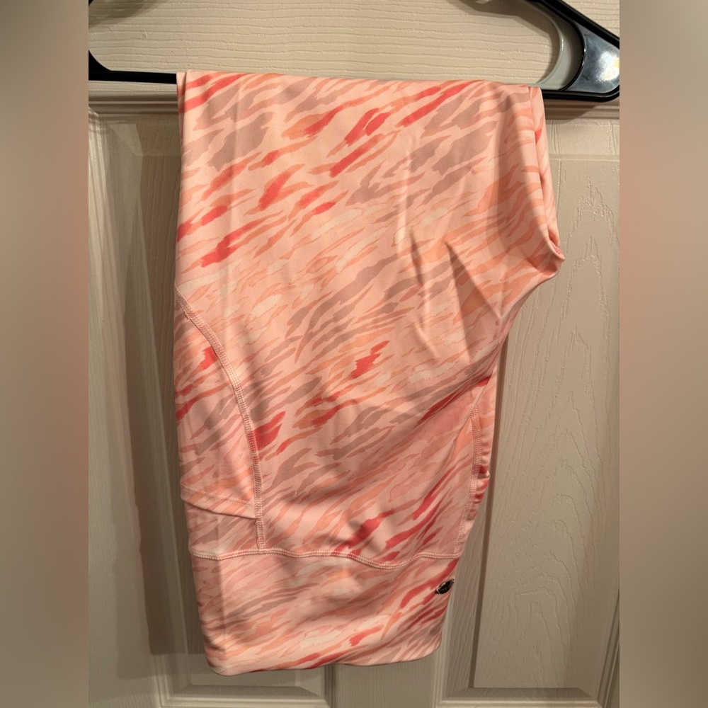 Pink and Orange Patterned Leggings